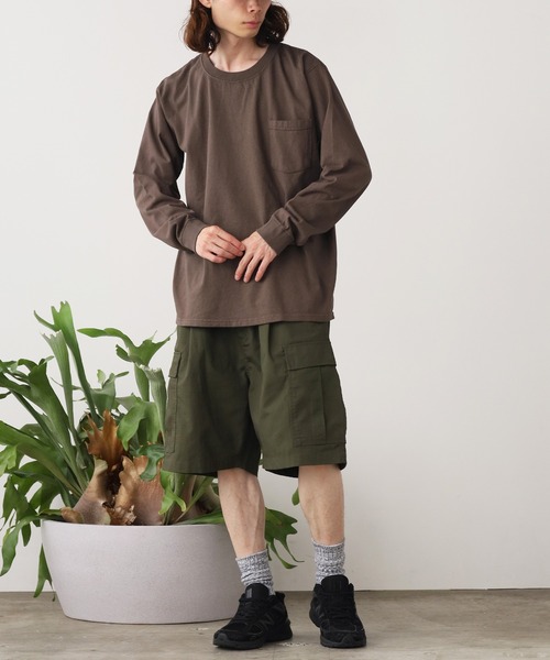 Goodwear（グッドウェア）の「Goodwear/グッドウェア RGL LSLV tee ロンT メンズ 秋物 秋服 2026年秋冬（Tシャツ/カットソー・メンズ・ホワイト/ブラウン/ブラック・S/M/L/XL）」の11枚目の写真
