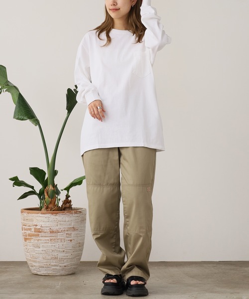 Goodwear（グッドウェア）の「Goodwear/グッドウェア RGL LSLV tee ロンT メンズ 秋物 秋服 2026年秋冬（Tシャツ/カットソー・メンズ・ホワイト/ブラウン/ブラック・S/M/L/XL）」の18枚目の写真