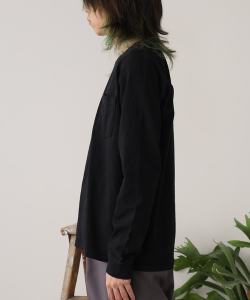 Goodwear（グッドウェア）の「Goodwear/グッドウェア RGL LSLV tee ロンT メンズ 秋物 秋服 2026年秋冬（Tシャツ/カットソー・メンズ・ホワイト/ブラウン/ブラック・S/M/L/XL）」の13枚目の写真