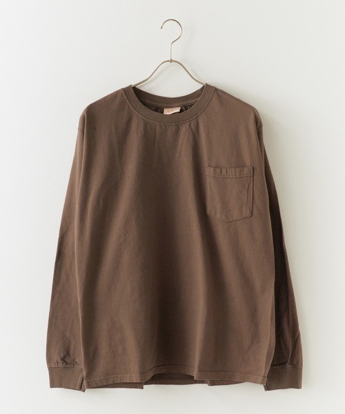 Goodwear（グッドウェア）の「Goodwear/グッドウェア RGL LSLV tee ロンT メンズ 秋物 秋服 2026年秋冬（Tシャツ/カットソー・メンズ・ホワイト/ブラウン/ブラック・S/M/L/XL）」の8枚目の写真