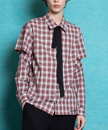 MILK BOY 長袖 シャツ リボンタイ付き MILKBOY（ミルクボーイ）の「RIBBON TIE シャツ（シャツ
