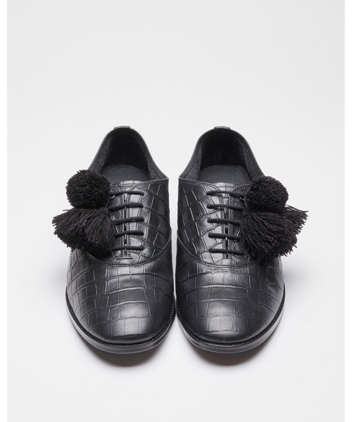 suicoke（スイコック）の「SUICOKE by Midorikawa FRINGE OXFORD - Black Crocodile（その他シューズ・メンズ・ブラック系その他・5/6/7/8/9/10/11）」の3枚目の写真