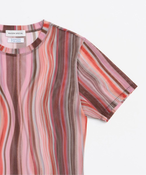 PISCESS×MAISON SPECIAL】Holographic Sheer Top/ホロ