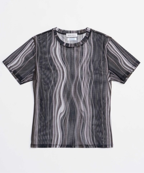 PISCESS×MAISON SPECIAL】Holographic Sheer Top/ホロ