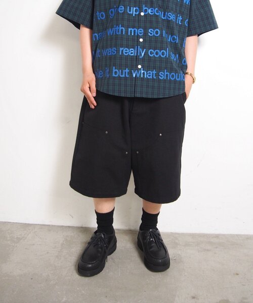 WHO'S WHO gallery(フーズフーギャラリー)の「【KOOKY'N/クーキー】 ダブルニーダックショートパンツ(その他パンツ・メンズ・ブラウン/ブラック/アイボリー・FREE)」の10枚目の写真