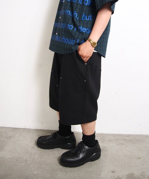 WHO'S WHO gallery(フーズフーギャラリー)の「【KOOKY'N/クーキー】 ダブルニーダックショートパンツ(その他パンツ・メンズ・ブラウン/ブラック/アイボリー・FREE)」の11枚目の写真