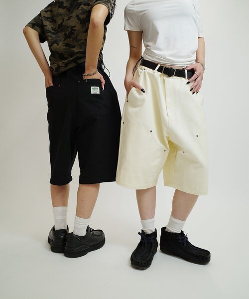 WHO'S WHO gallery(フーズフーギャラリー)の「【KOOKY'N/クーキー】 ダブルニーダックショートパンツ(その他パンツ・メンズ・ブラウン/ブラック/アイボリー・FREE)」の17枚目の写真