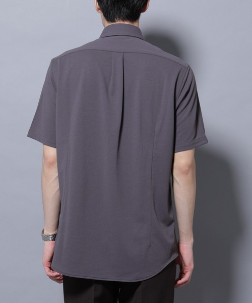 NANO universe（ナノユニバース）の「「N SHIRTS」 AERO FREEZE 鹿の子シャツ（シャツ/ブラウス・メンズ・ホワイト/チャコール・L/M/S）」の16枚目の写真