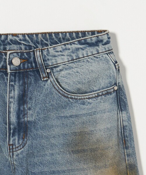 パンツ Basketcase Lax flair denim mud wash 30 BASKETCASE】LAX BAGGY DENIM, mud wash | OUR BRAND,BASKETCASE
