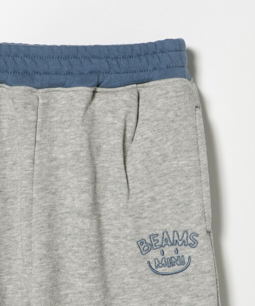 BEAMS mini（ビームスミニ）の「タック スマイル スウェット パンツ 2025FW（90～140cm）（スウェットパンツ・キッズ・オリーブ/ライトグレー/インディゴブルー・140/130/90/100/120/110）」の10枚目の写真