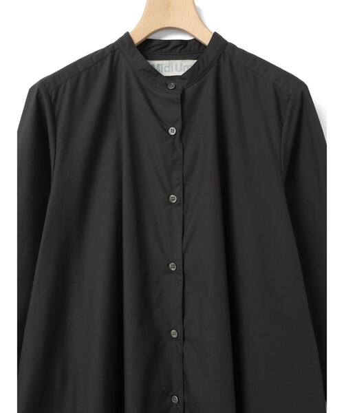 MidiUmi（ミディウミ）の「MidiUmi Aラインバンドカラーシャツワンピース（ワンピース・レディース・オフホワイト/ライトブルー/ピンク/ブラック・FREE）」の10枚目の写真