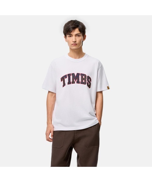 Timberland(ティンバーランド)の「【TOKYO DESIGN COLLECTIVE】半袖 TIMBS Tシャツ ユニセックス(Tシャツ/カットソー・メンズ・ホワイト・LARGE/MEDIUM/SMALL/X-LARGE/XX-LARGE)」の1枚目の写真