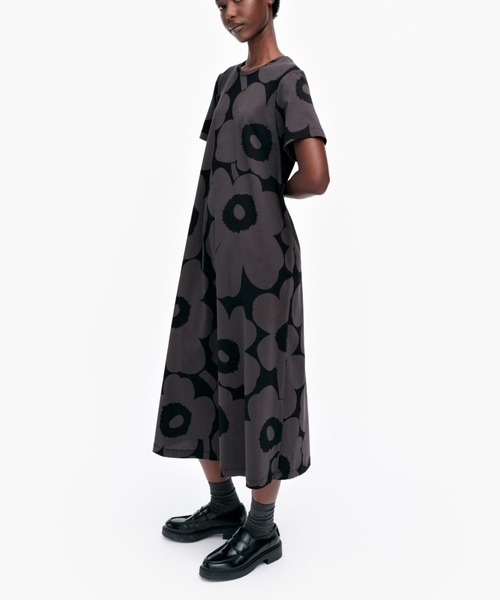 Pisteinen Unikko / jersey dress（ワンピース）｜marimekko
