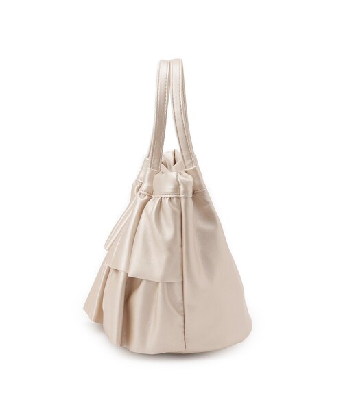 ITS'DEMO（イッツデモ）の「◆ラッフルミディトート（ハンドバッグ・レディース・シルバー系その他/ブラック/ホワイト系1・00）」の20枚目の写真