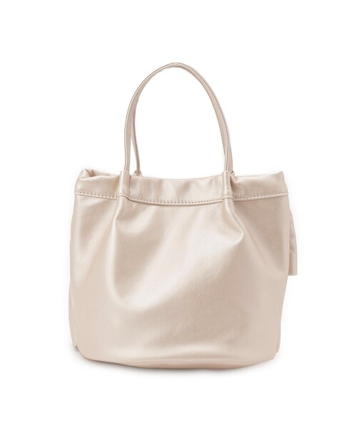 ITS'DEMO（イッツデモ）の「◆ラッフルミディトート（ハンドバッグ・レディース・シルバー系その他/ブラック/ホワイト系1・00）」の9枚目の写真