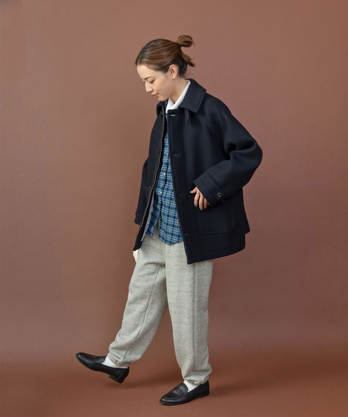 PAR ICI（パーリッシィ）の「メルトンマリンコート（その他アウター・レディース・ネイビー/グレー/カーキ・FREE）」の15枚目の写真