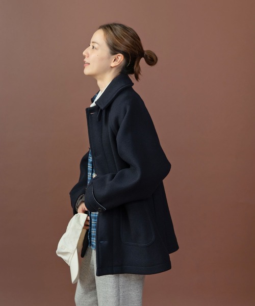 PAR ICI（パーリッシィ）の「メルトンマリンコート（その他アウター・レディース・ネイビー/グレー/カーキ・FREE）」の7枚目の写真