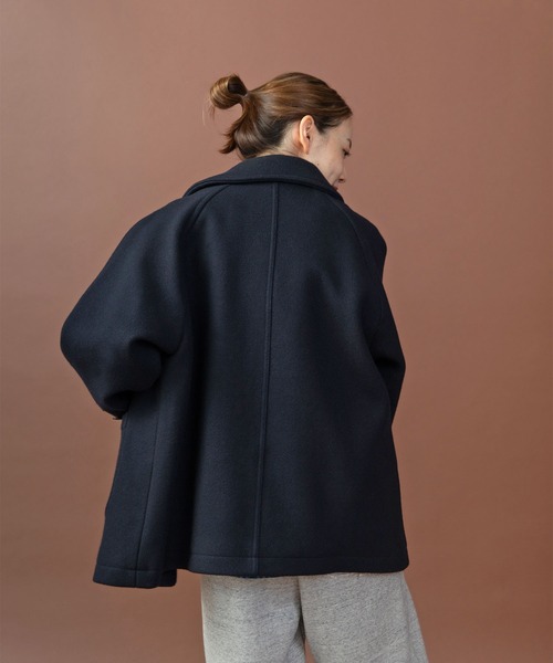 PAR ICI（パーリッシィ）の「メルトンマリンコート（その他アウター・レディース・ネイビー/グレー/カーキ・FREE）」の8枚目の写真