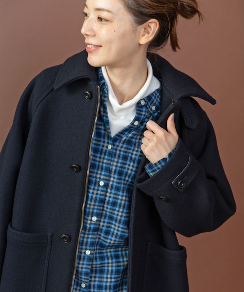 PAR ICI（パーリッシィ）の「メルトンマリンコート（その他アウター・レディース・ネイビー/グレー/カーキ・FREE）」の10枚目の写真