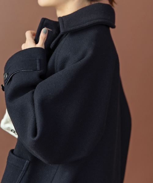 PAR ICI（パーリッシィ）の「メルトンマリンコート（その他アウター・レディース・ネイビー/グレー/カーキ・FREE）」の12枚目の写真