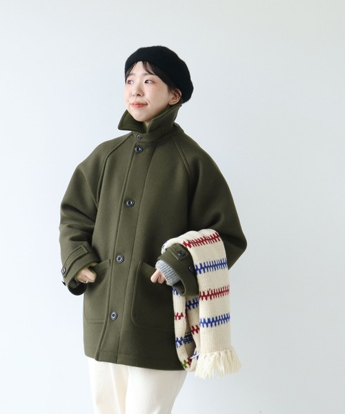 PAR ICI（パーリッシィ）の「メルトンマリンコート（その他アウター・レディース・ネイビー/グレー/カーキ・FREE）」の4枚目の写真