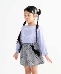 nino | ☆ハートフリルロンTee(Tシャツ/カットソー)