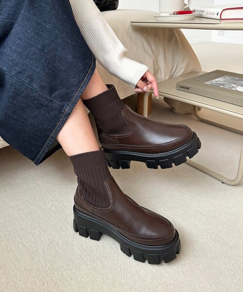 トラックソールソックスブーツ（ブーツ）｜DISCOAT（ディスコート）の