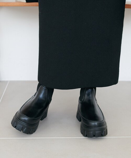 DISCOAT（ディスコート）の「トラックソールソックスブーツ（ブーツ・レディース・ブラック/ブラウン・SMALL/LARGE/MEDIUM/X-LARGE）」の4枚目の写真