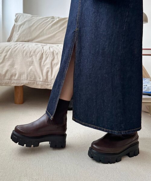 DISCOAT（ディスコート）の「トラックソールソックスブーツ（ブーツ・レディース・ブラック/ブラウン・SMALL/LARGE/MEDIUM/X-LARGE）」の15枚目の写真