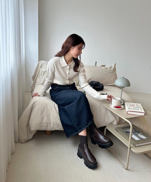 DISCOAT（ディスコート）の「トラックソールソックスブーツ（ブーツ・レディース・ブラック/ブラウン・SMALL/LARGE/MEDIUM/X-LARGE）」の20枚目の写真