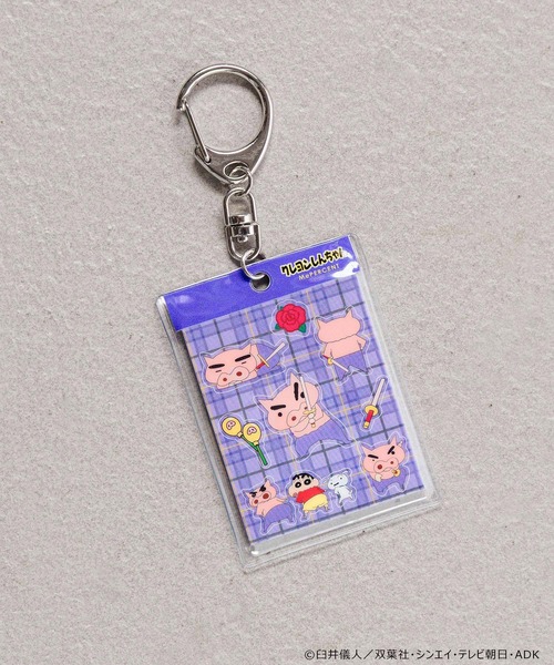 Me%（ミィパーセント）の「【クレヨンしんちゃん】ステッカー風キーチャーム　576574（キーホルダー・レディース・ブルー系その他/オフホワイト/イエロー系その他/ホワイト/その他1・FREE）」の4枚目の写真