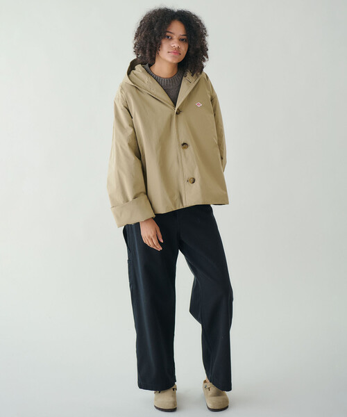 DANTON(ダントン)の「DANTON | 中綿フードジャケット WOMEN(その他アウター・レディース・ネイビー/ベージュ・36)」の3枚目の写真