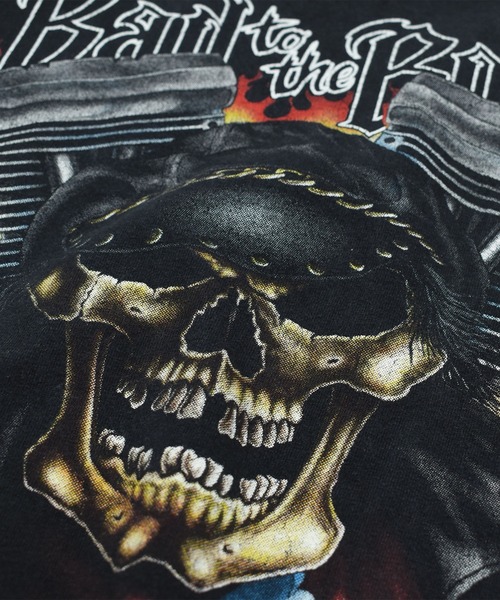 VINTAGE(ヴィンテージ)の「【USED】Y2K Tennessee River “Bad to the Bone” バイク Tシャツ(Tシャツ/カットソー・メンズ・ブラック・LARGE)」の3枚目の写真