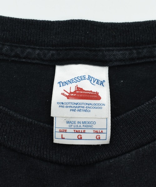 VINTAGE(ヴィンテージ)の「【USED】Y2K Tennessee River “Bad to the Bone” バイク Tシャツ(Tシャツ/カットソー・メンズ・ブラック・LARGE)」の6枚目の写真