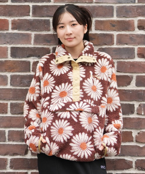 女性用Billabongビラボンボードウエア 花柄バラ柄ジャケットS 女性用Billabongビラボンボードウエア 花柄バラ柄ジャケットS