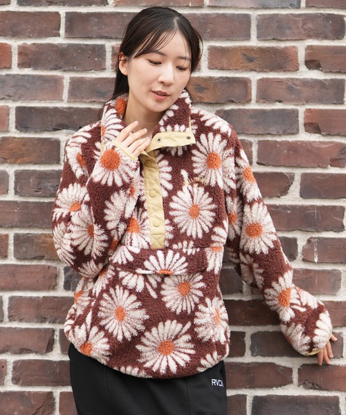 BILLABONG/ビラボン ボアプルオーバー パーカー 花柄 BF014-032