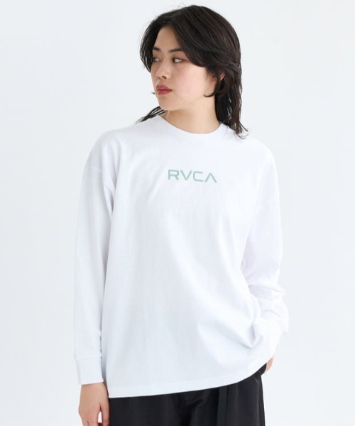 RVCA(ルーカ)の「RVCA/ルーカ バックプリントロンT BF044-052(Tシャツ/カットソー・レディース・ホワイト/ブラック・L/M)」の7枚目の写真