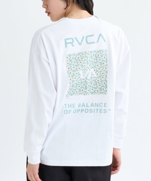 RVCA(ルーカ)の「RVCA/ルーカ バックプリントロンT BF044-052(Tシャツ/カットソー・レディース・ホワイト/ブラック・L/M)」の18枚目の写真