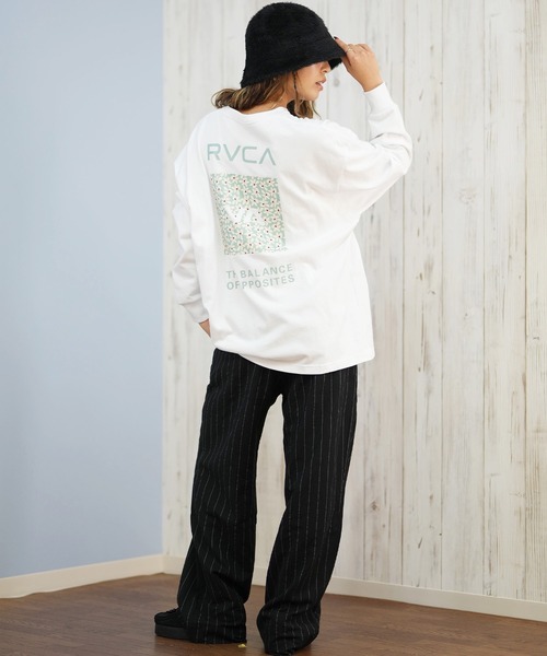 RVCA(ルーカ)の「RVCA/ルーカ バックプリントロンT BF044-052(Tシャツ/カットソー・レディース・ホワイト/ブラック・L/M)」の19枚目の写真