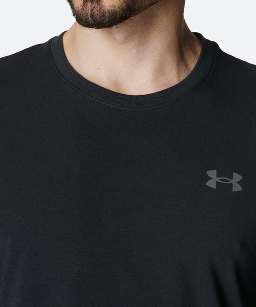 UNDER ARMOUR(アンダーアーマー)の「UAパフォーマンスコットン ロングスリーブ Tシャツ(トレーニング/メンズ)(Tシャツ/カットソー・メンズ・ブラック・S/3XL/M/L/XL/2XL)」の4枚目の写真