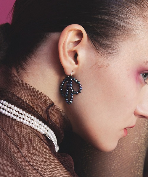 les bon bon】conation pearl pierce NV/コネーション パール