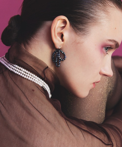 les bon bon パールピアス les bon bon】conation pearl pierce NV/コネーション パール ピアス