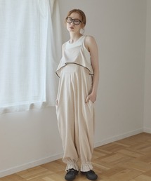 Crisp（クリスプ）の「フリルキャミサロペット（サロペット/オーバーオール）」