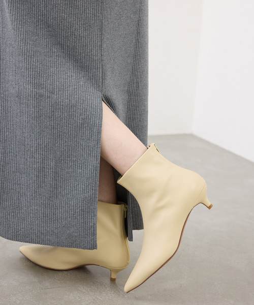 LE TALON（ルタロン）の「4cmポインテッドショートブーツ（ブーツ・レディース・ブラック/ブラウン/ブラック系その他/レモンイエロー・SMALL/X-SMALL/LARGE/MEDIUM/X-LARGE）」の19枚目の写真