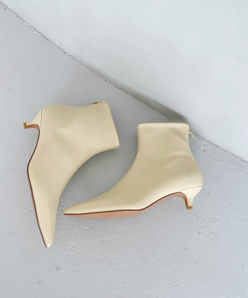 LE TALON（ルタロン）の「4cmポインテッドショートブーツ（ブーツ・レディース・ブラック/ブラウン/ブラック系その他/レモンイエロー・SMALL/X-SMALL/LARGE/MEDIUM/X-LARGE）」の20枚目の写真