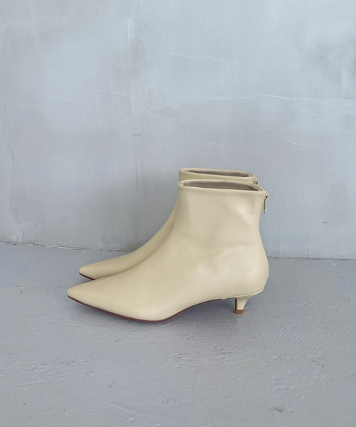 LE TALON（ルタロン）の「4cmポインテッドショートブーツ（ブーツ・レディース・ブラック/ブラウン/ブラック系その他/レモンイエロー・SMALL/X-SMALL/LARGE/MEDIUM/X-LARGE）」の21枚目の写真