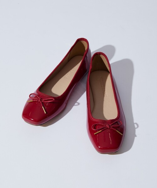 FREAK'S STORE（フリークスストア）の「限定展開　リボン バレエシ ューズ[36～38サイズ展開]（バレエシューズ・レディース・レッド/シルバー/ブラック・38/36/37）」の12枚目の写真