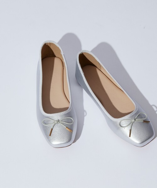 FREAK'S STORE（フリークスストア）の「限定展開　リボン バレエシ ューズ[36～38サイズ展開]（バレエシューズ・レディース・レッド/シルバー/ブラック・38/36/37）」の16枚目の写真