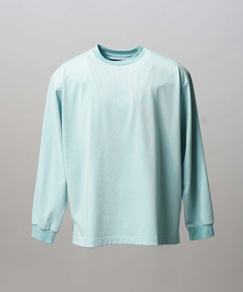 MAISON SPECIAL(メゾンスペシャル)の「《UNISEX》ECIL Plating Prime-Over Crew Neck Long Sleeve T-Shirt/ECILプレーティングプライムオーバーリブクルーネックロングスリーブTシャツ【MAISON SPECIAL/メゾンスペシャル】(Tシャツ/カットソー・メンズ・バーガンディー/ホワイト/チャコールグレー/サックスブルー/ブラック・0/2/1)」の9枚目の写真