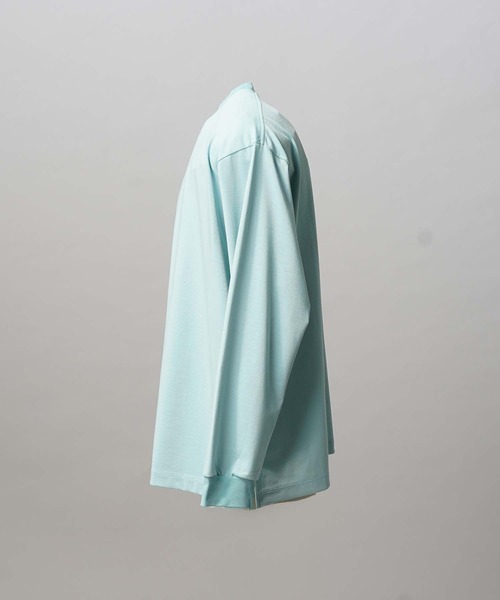 MAISON SPECIAL(メゾンスペシャル)の「《UNISEX》ECIL Plating Prime-Over Crew Neck Long Sleeve T-Shirt/ECILプレーティングプライムオーバーリブクルーネックロングスリーブTシャツ【MAISON SPECIAL/メゾンスペシャル】(Tシャツ/カットソー・メンズ・バーガンディー/ホワイト/チャコールグレー/サックスブルー/ブラック・0/2/1)」の10枚目の写真